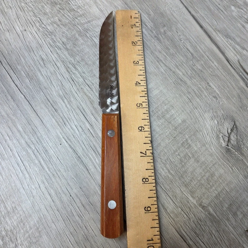 Warther Cutlery Dover Ohio 5-Inch Utility Knife Wood Handle USA